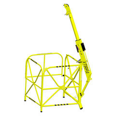 Self Supporting Davit Arm With Manhole Guard System